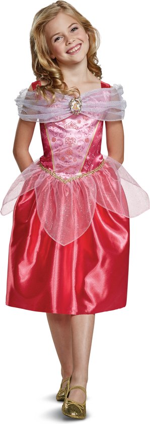 DISNEY Prinses - SLEEPING BEAUTY, Doornroosje Classic , Maat XS (3T-4T jaar), Meisjes