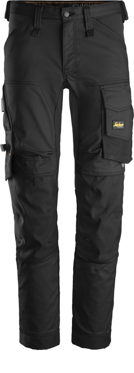 Snickers 6341 AllroundWork, Stretch Werkbroek - Zwart/Zwart - 258