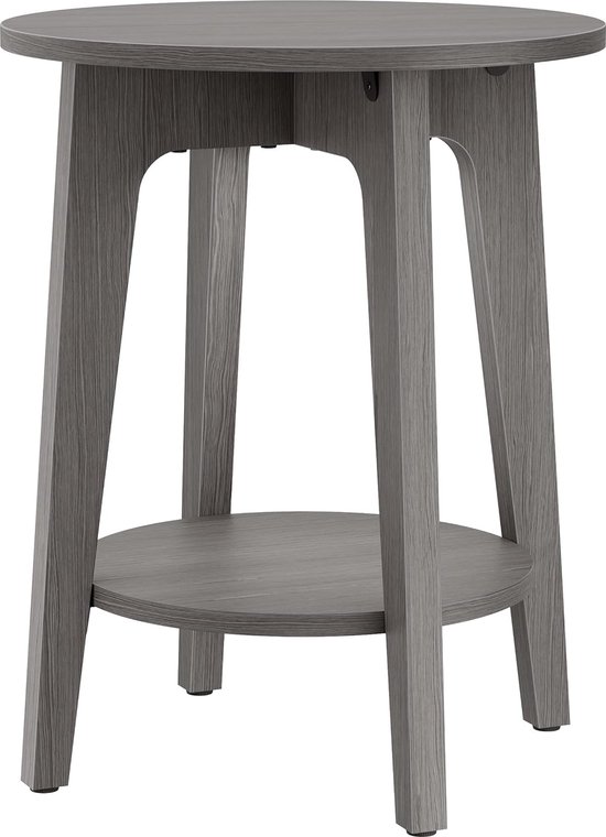 3-laags Metalen Frame Kleine Ronde Bijzettafel, Bank Koffie Naast Tafel For Woonkamer Slaapkamer, Bijzettafel For Kleine Ruimtes, Nachtkastje Met Opbergplank (Color : Black 3-laags Metalen Frame Kleine Ronde Bijzettafel, Bank Koffie Naast Tafel For Woonkamer Slaapkamer, Bijzettafel For Kleine Ruimtes, Nachtkastje Met Opbergplank (Color : Black