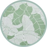 vidaXL - Buitenkleed - Ø200 - cm - polypropeen - groen