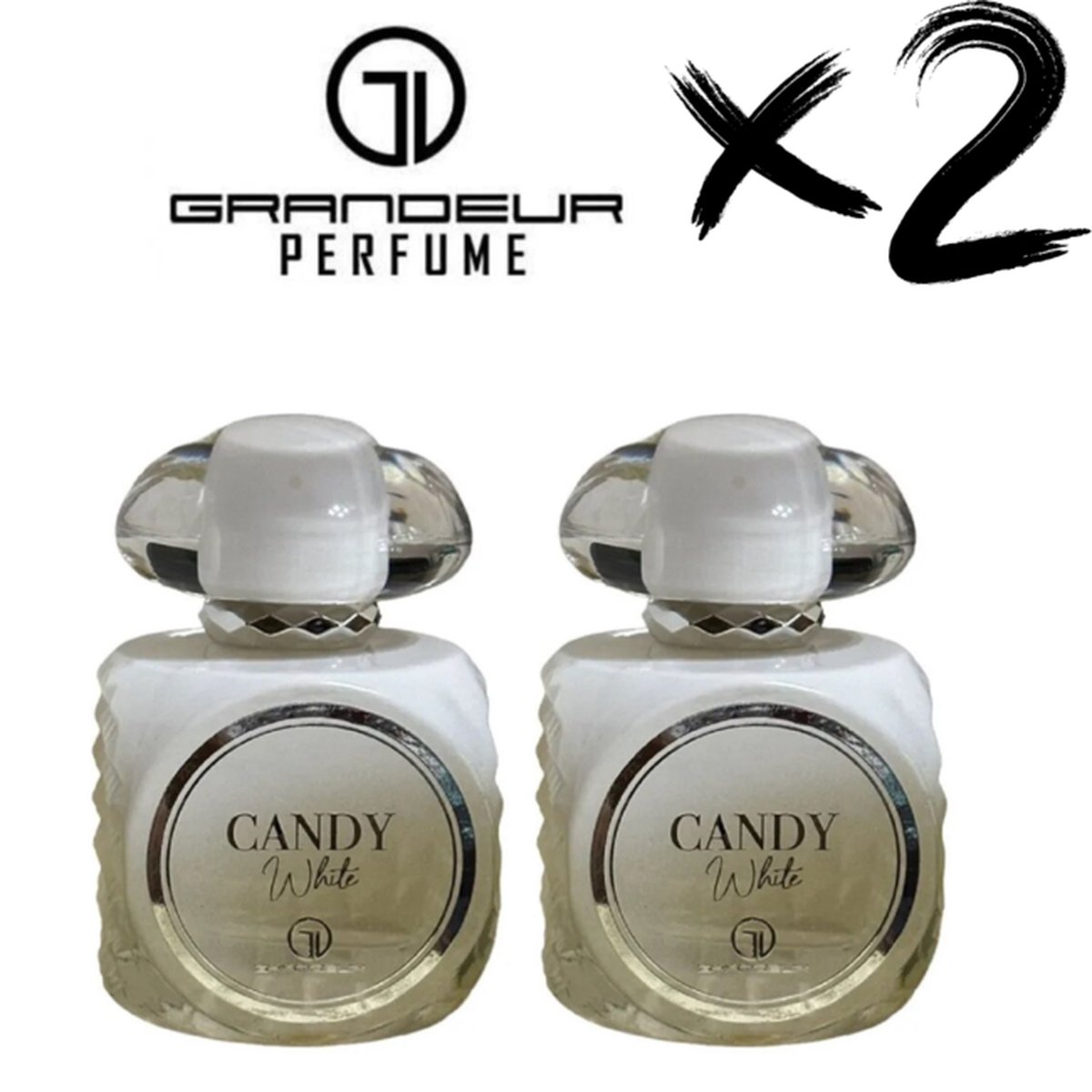 Goedkoopste GRANDEUR 2 X Perfume CANDY WHITE, 100ml