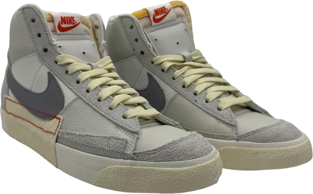 Nike Blazer Mid Pro Club - Sneakers - Wit/Grijs/Rood - Maat 41 | bol