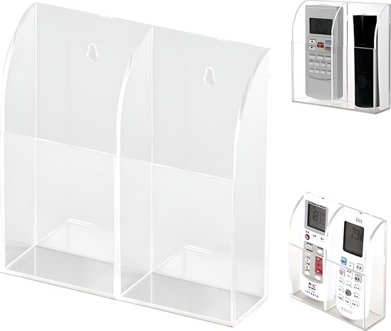 thumbnail: ERBO Afstandsbediening Houder - Zelfklevende Wandorganizer Voor TV Bediening En Make-up