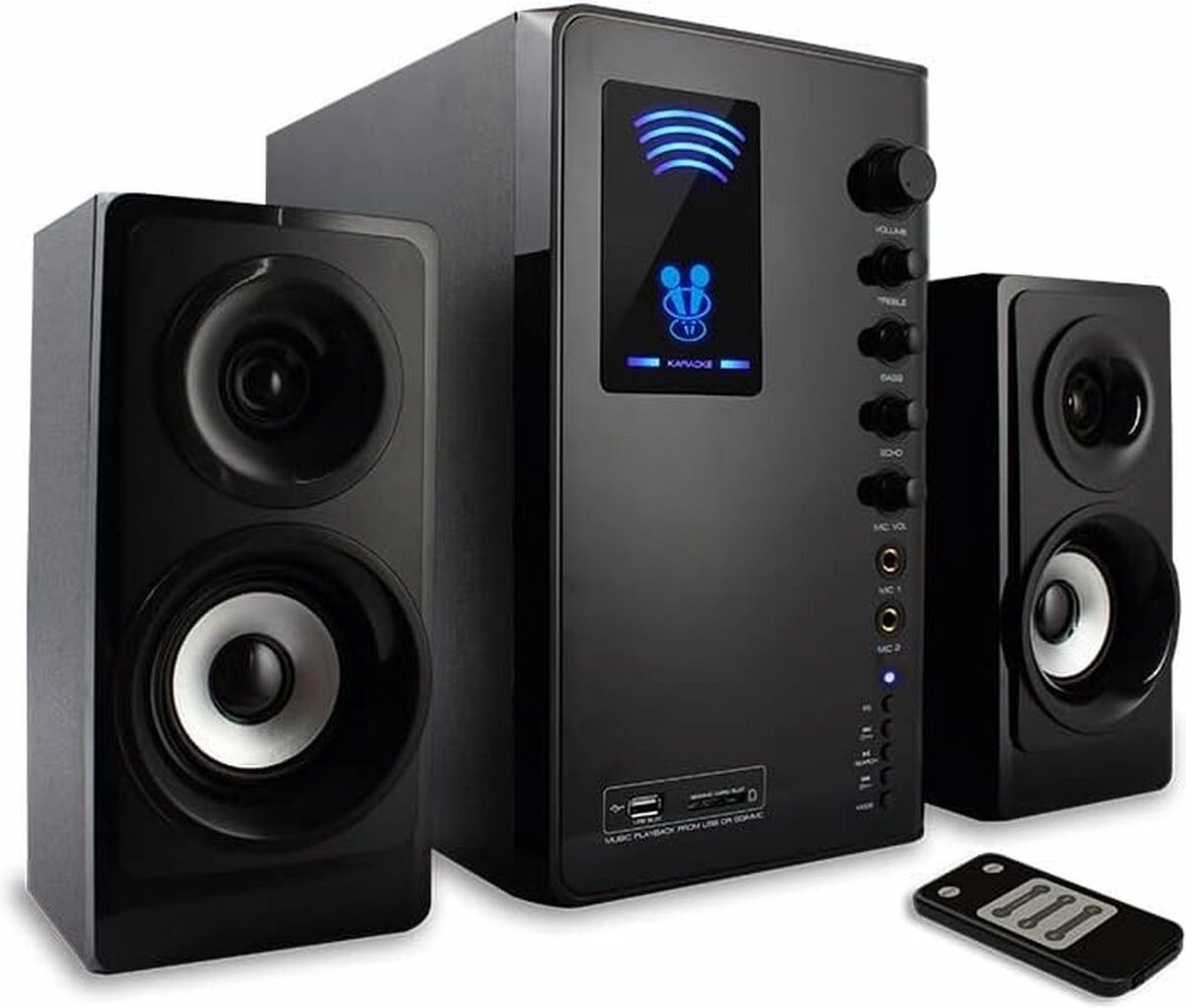 2.1 Tracer - luidspreker set, Bluetooth 5.1, vermogen 35 W, FM-radio, afstandsbediening, Tumba BT