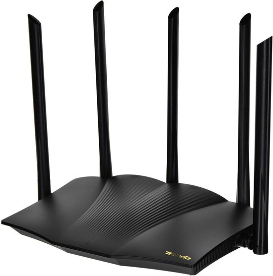 Foto: Tenda tx12 pro draadloze router fast ethernet dual band 2 4 ghz 5 ghz zwart