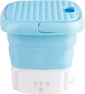 Mini-opvouwbare wasmachine en centrifuge voor dieptereiniging - Blauw