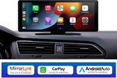 Carplay Scherm incl. achteruit rij camera - Touchscreen - Navigatiesysteem Auto - Voor Apple & Android - Universeel - Carplay Draadloos - Multimedia Autoradio - 10 Inch - PRO VERSIE
