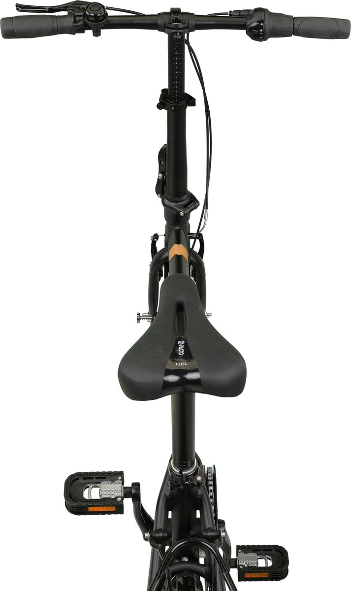 Pacto Five N7 Vouwfiets Zwart Shimano Nexus 7v Terugtraprem Plooifiets 20 inch Aluminium Folding Bike van PACTO — afbeelding 3