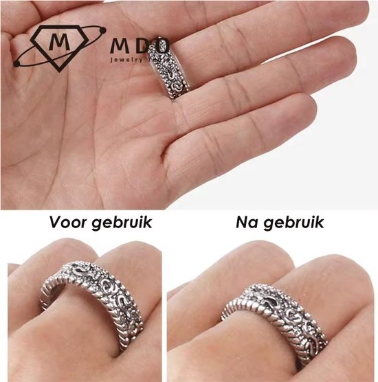 Ringverkleiner, 12 stuks, aanpassing van te grote ring, onzichtbare ringverkleiner, ringmaat verkleiner, losse ring, Siliconen