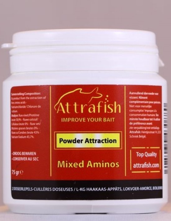 Foto: Attrafish powder attraction 75g mixed aminos