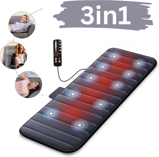 massagematras - massage matras met warmte - massage matras - - massagematras - €114,95