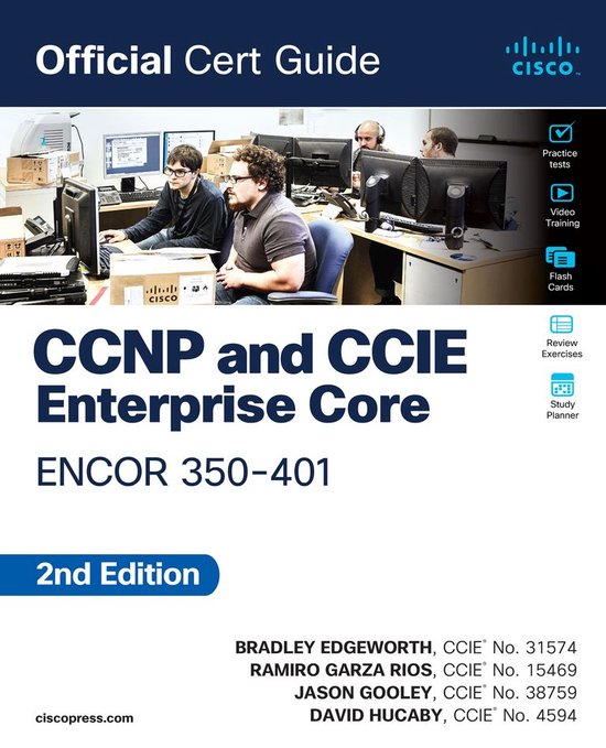 Official Cert Guide - CCNP and CCIE Enterprise Core ENCOR 35 ... - cover