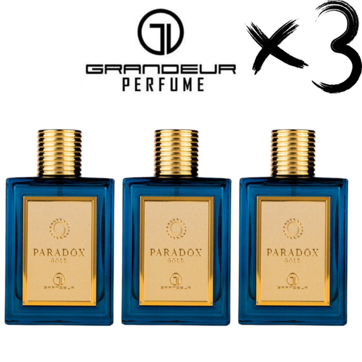 Goedkoopste GRANDEUR PARADOX GOLD Perfum, 3 x 100ml