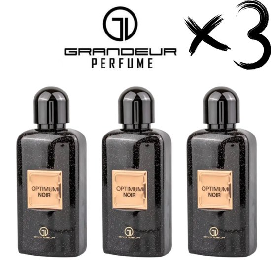 GRANDEUR Perfume OPTIMUIM NOIR, 3 x 100ml