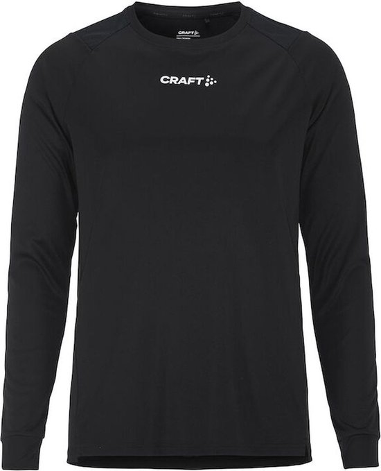 Craft Rush 2.0 T-Shirt Met Lange Mouwen Kinderen - Zwart | Maat: 158/164