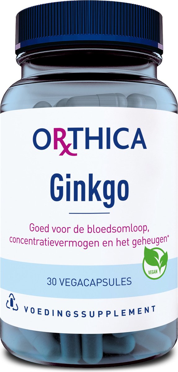 Goedkoopste Orthica Ginkgo - 30 vegacapsules