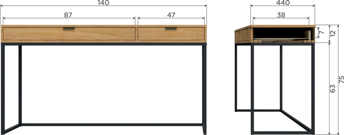 WOOOD WOOOD Silas Bureau - afbeelding 2
