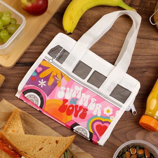 Lunchtas - Volkswagen - roze - 4 liter - 16 x 21 x 12 cm - lunchtrommel - picknick/strand van Volkswagen — afbeelding 3