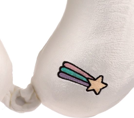 Nekkussen met ophanglus voor kinderen - game over - grijs - polyester - reiskussen voor onderweg van Merkloos — afbeelding 5