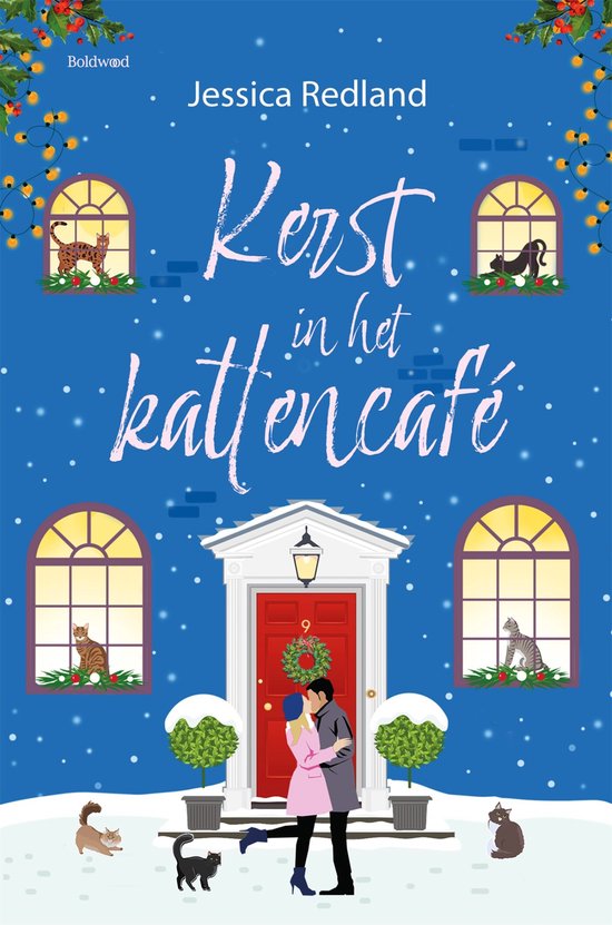 Kerst in het kattencafé - cover