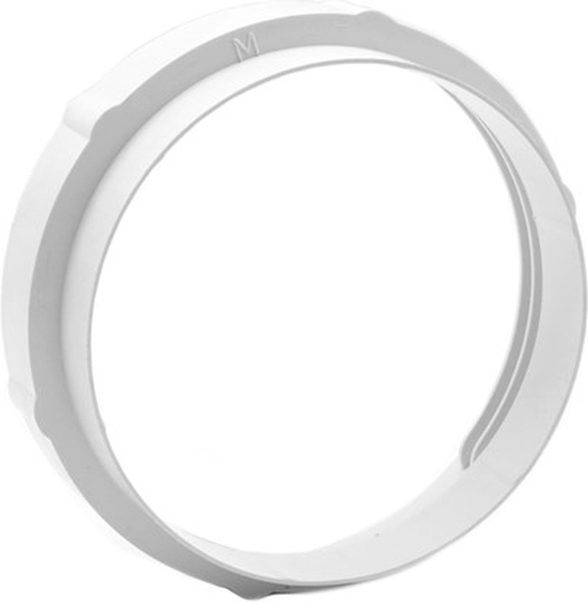 Nedco BV Slangverbinder ø 125mm uitwendigxbinnendraad PP, kunststof wit