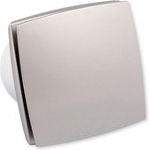 Eurovent ventilator Badkamer/Toiletventilator LDT 100 ABS, kunststof front aluminium