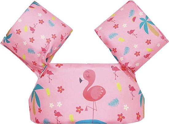 Zwemvest Kinderen - Puddle Jumper Deluxe - Flamingo Design - 13 tot 23 kg - 2 tot 6 jaar - Zwembandjes - Zwemvest kind - Reddingsvest