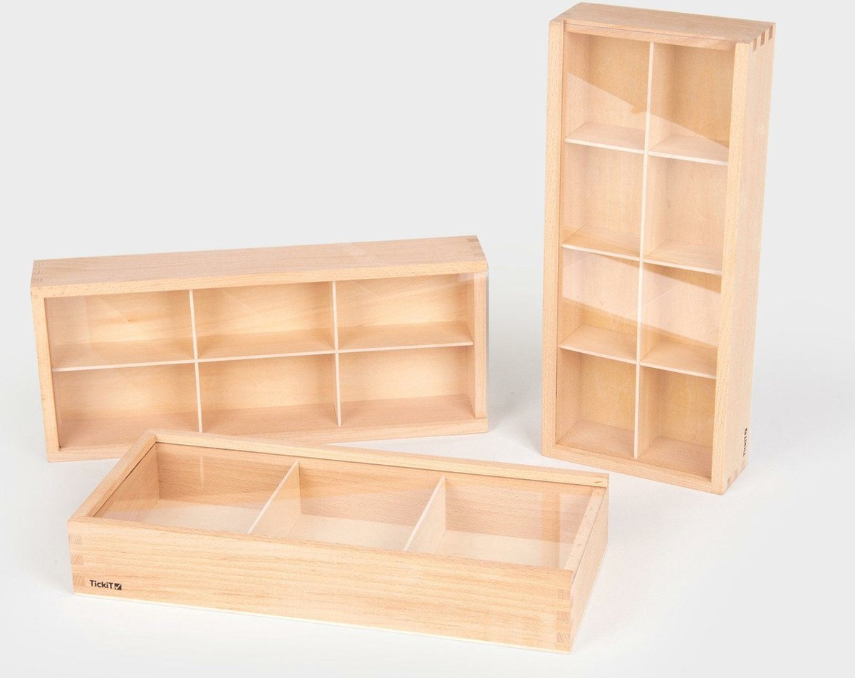 tickit® Houten ontdekkingsdozen