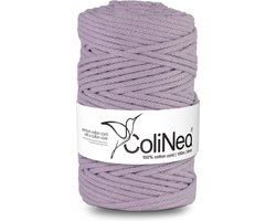 ColiNea - Touw - katoenen - koord - Katoenkoord - macramé - 5 mm x 100 m - lila