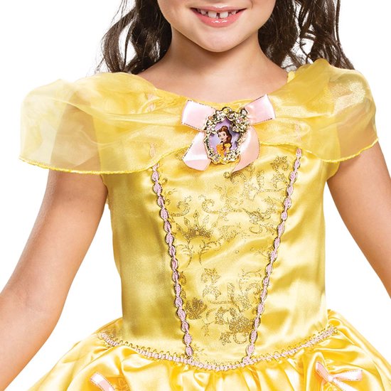 Smiffys - Disney La Beauty et la Bête Belle Costume Robe Enfants - Taille 94-110 - Jaune