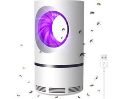 Elektrische Anti-Muggenlamp met UV - USB Muggenvanger - Voor Patio, Tuin, Camping - Geschikt voor Muggen, Vliegen en Vlinders