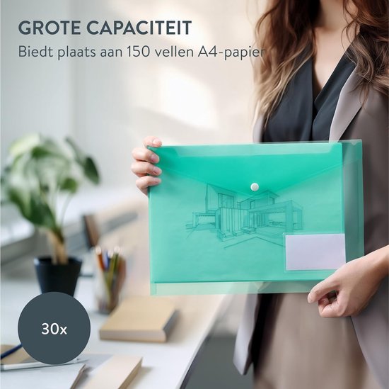 Documentenmap, leer, A4, documentenmap, padfolio, PU-leer, zakelijke documentenmap, organizer, briefformaat met klembord, kwitantievak, legaal klembord, formaat