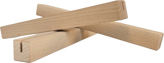 Fotolijst Hout / Fotostandaard / kaarthouder / fotohouder 30 x 3 x 3 cm