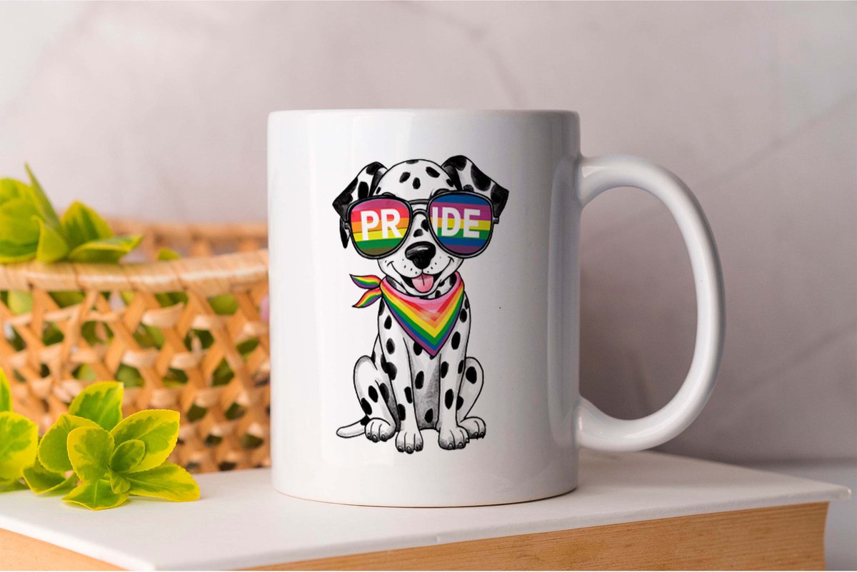 Mok The Dalmatian Pride - dogs - puppies - puppylove - doglover - doggy - honden - puppyliefde - mijnhond - LGBT - Pride