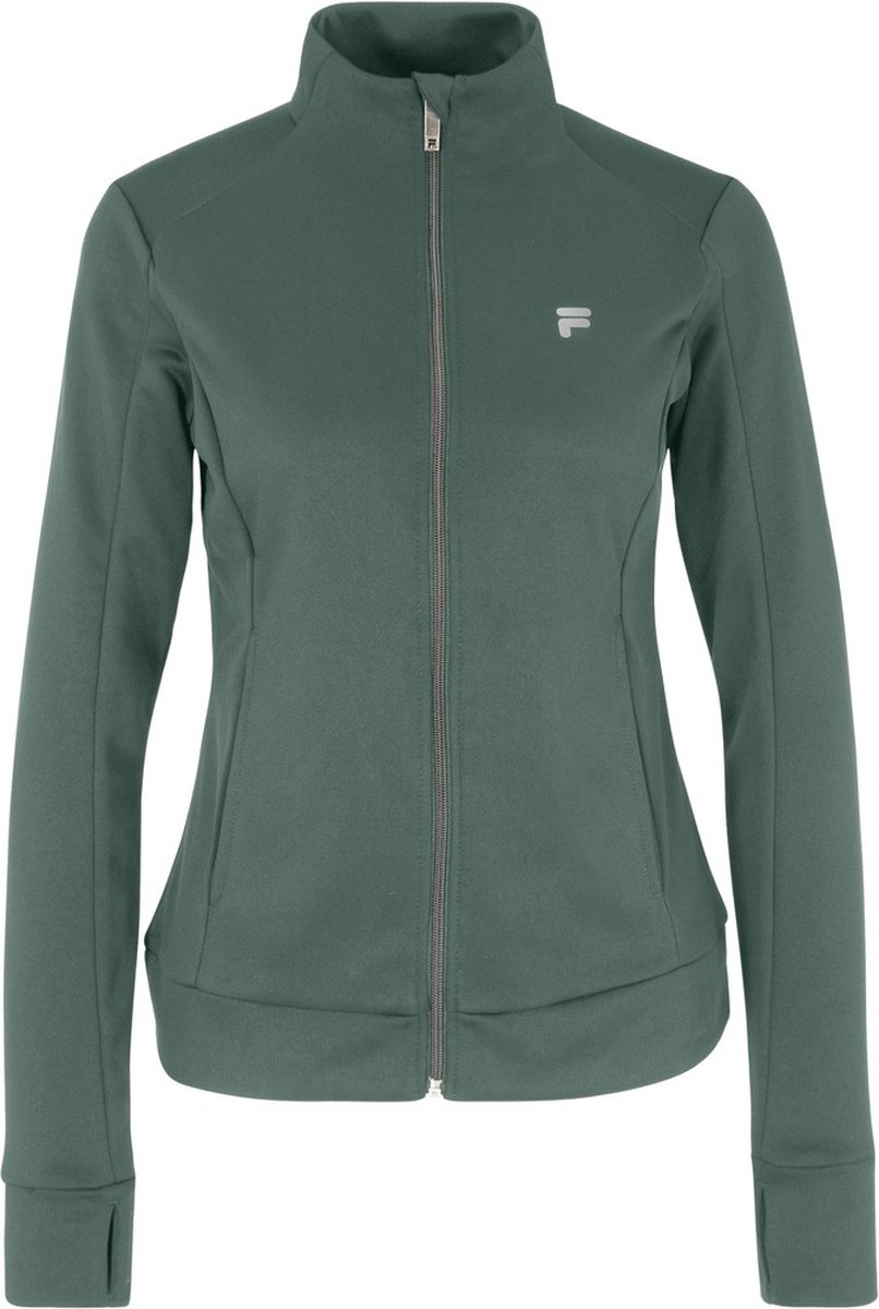 Fila dames trainingsjack Rangiroa Jacket Dark Forest Groen