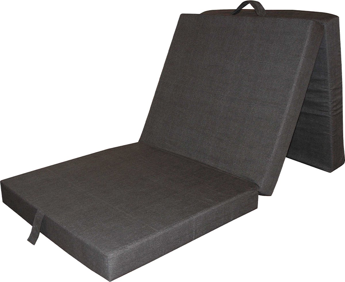 Vitalispa Vouwmatras – 190 x 70 cm Antraciet