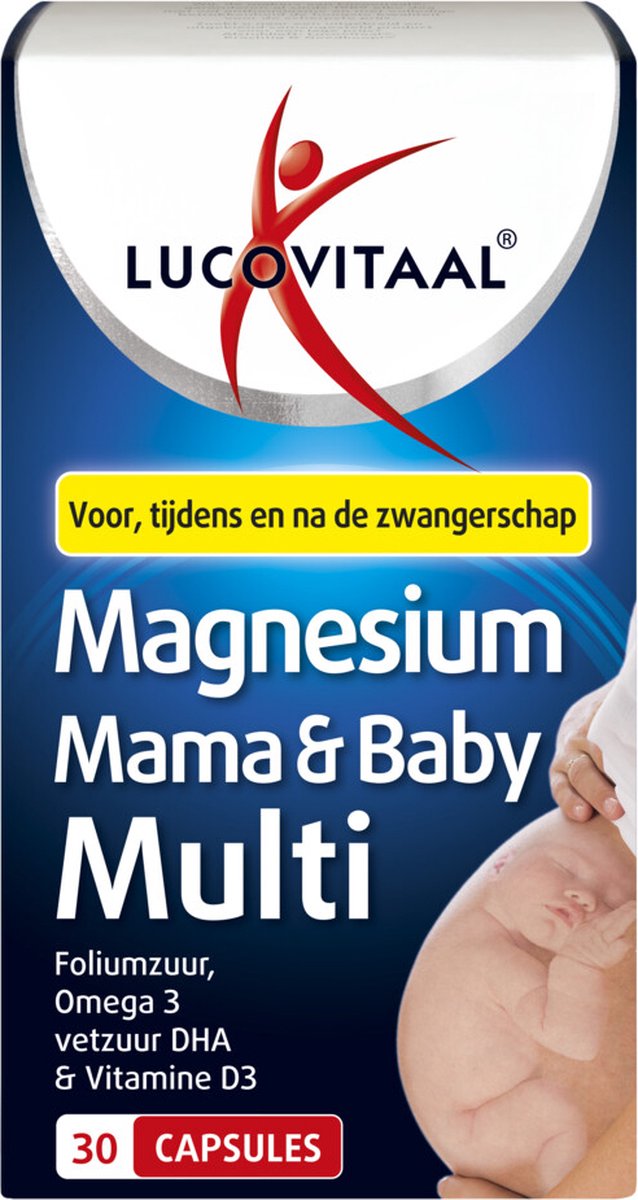 Goedkoopste Lucovitaal Magnesium Mama & Baby Multi 30 capsules