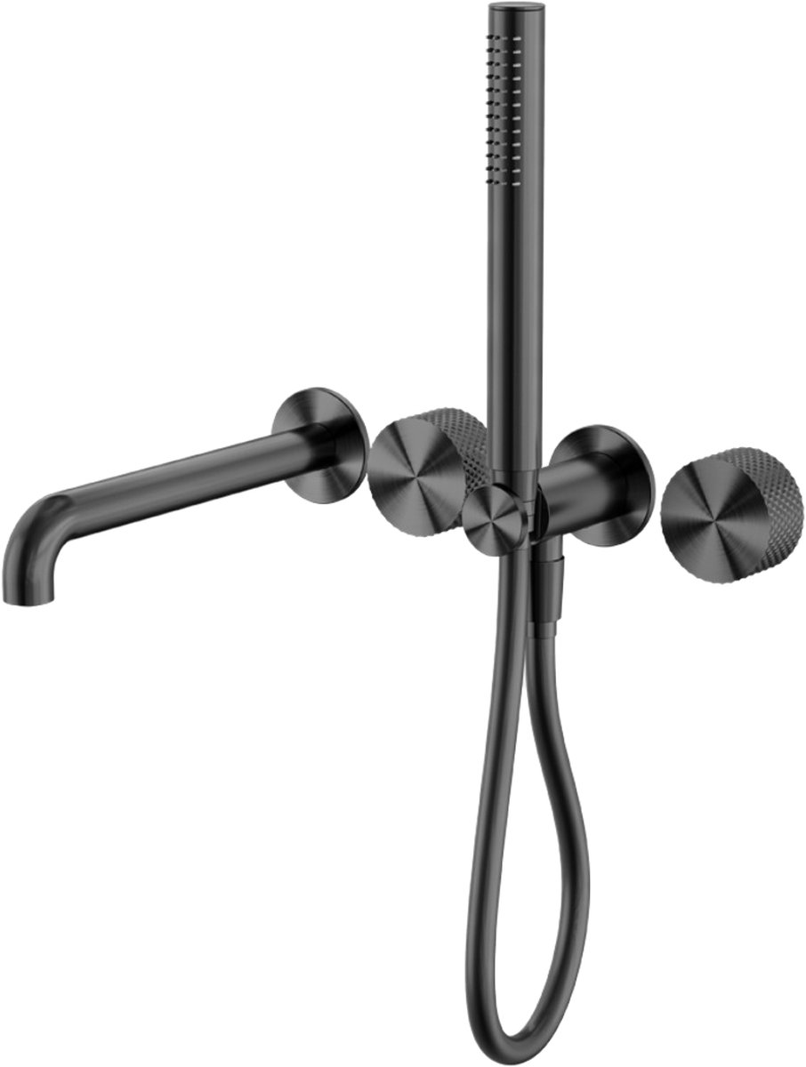 Owen & Finch Inbouw Badkraan Progressive – Geborsteld Grafiet PVD