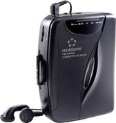 Renkforce RF-CP-150 Draagbare cassettespeler Zwart