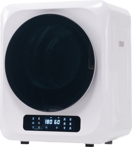 Afzuigdroger, RVS droger, 2,5 kg, feitelijk tot 4 kg, 850 W, meervoudige filtratie, 6 programma's, 6 functies. Oververhittingsbeveiliging, wandmontage [Energieklasse C]