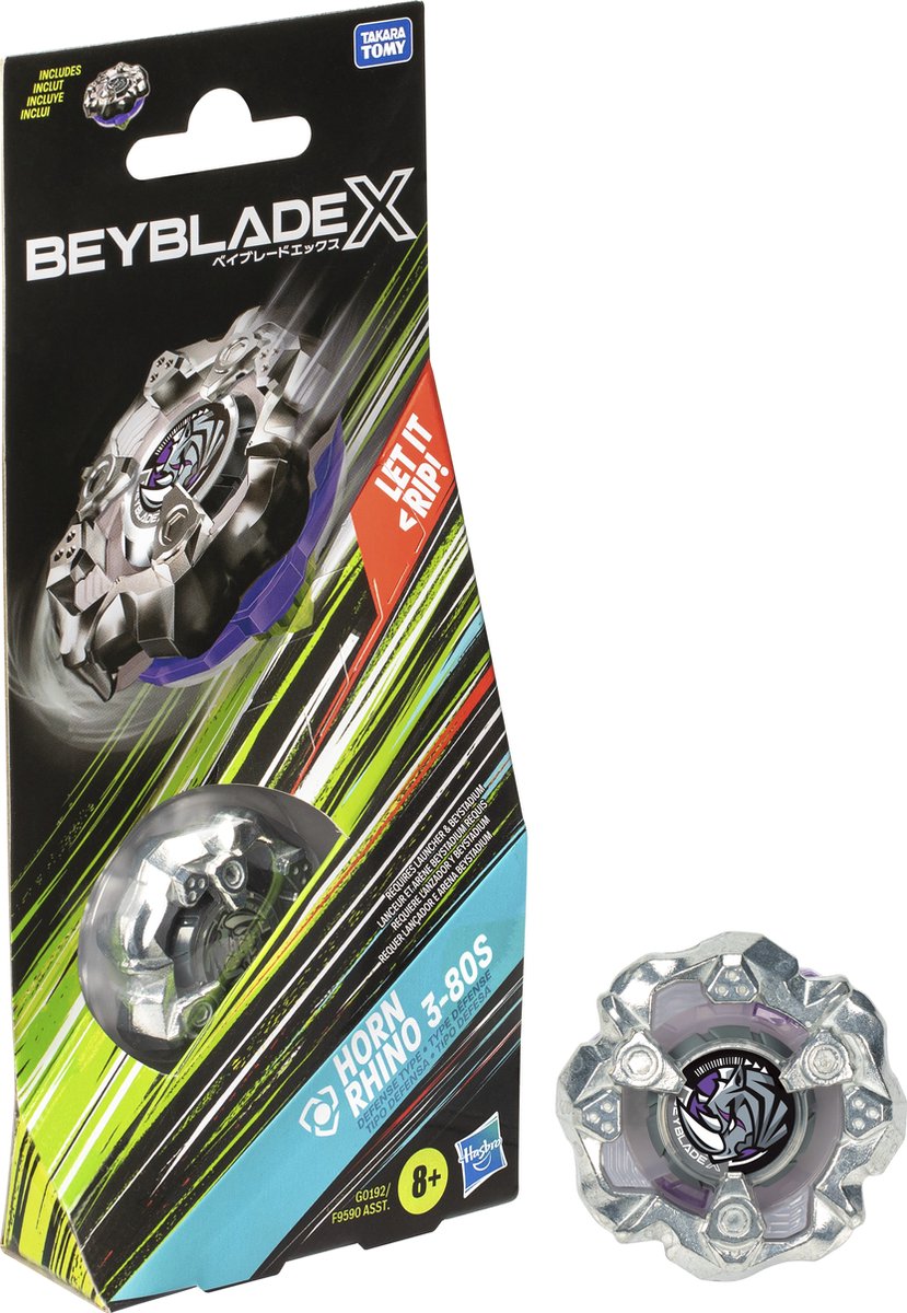 Beyblade X Horn Rhino 3-80S - Booster Pack - Tol