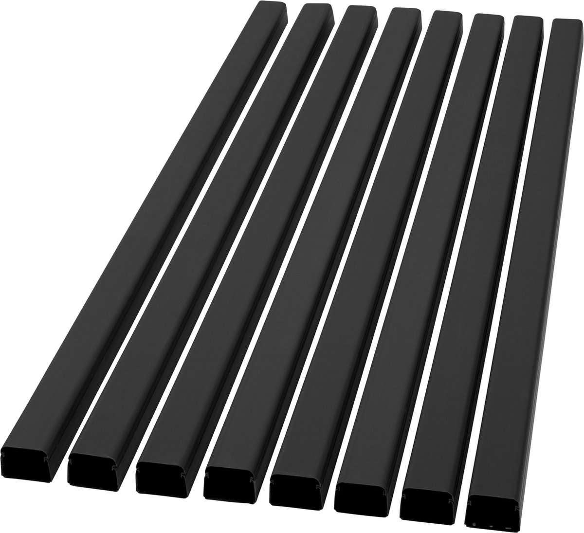 Evolar Airco leidinggoot Zwart -90 x 65 MM - Lengte 2 Meter - Doos 8 stuks