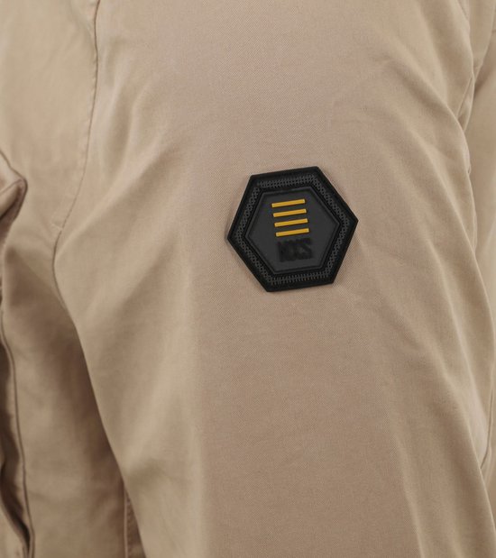 NO-EXCESS Manteau Veste Coupe Courte À Capuche 19630209 015 Sable Homme Taille - XL