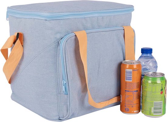 Bo-Camp - Pastel - Koeltas - Montpazier - Blauw - Polyester - 20 Liter van Bo-Camp — afbeelding 5