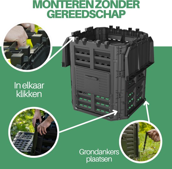Compostvat 300 Liter - Compostbak - Composter - Afval Recyclen