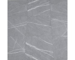 Tapijttegels Zelfklevende vloertegels - Grijs marmer - Waterdicht - Keuken, woonkamer en badkamer - 30x30 cm - 10 stuks Tapijttegels