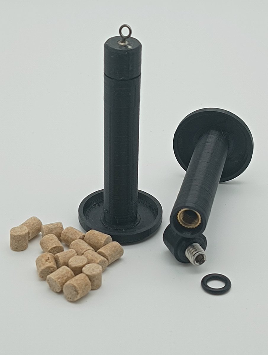 2 Parachute dobbers slow sinking 10 gram