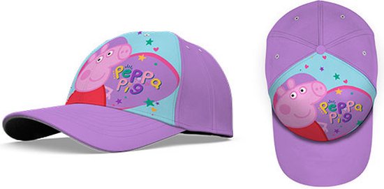 Casquette Peppa Pig Rose taille 44-46 cm - 6 à 12 mois Casquette Peppa Pig - Wit