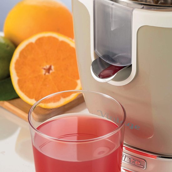 Ariete 0413/03 - Vintage elektrische citruspers - 400 Watt - 2 perskegels - 600 ml inhoud - Beige van Ariete — afbeelding 4