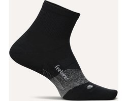 Feetures | Elite | Ultra Light | Quarter V2 | Hardloopsokken | Unisex | Black | 34-37 -